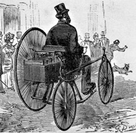 Trouvé Tricycle - Geschichte der Elektromobilität